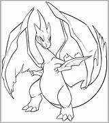 Charizard Mega Coloring Pokemon Pages Sketch Printable Mblock Clipart Ex Color Deviantart Comments Evolution Paintingvalley Library Getcolorings sketch template