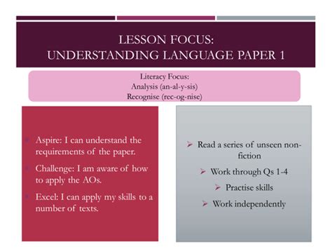 aqa language paper     teaching resources