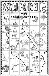 California Map Mural Regions Grade Kids Project 4th Missions State Maps Social Studies History Printable Pages Artprojectsforkids Projects Print Ca sketch template