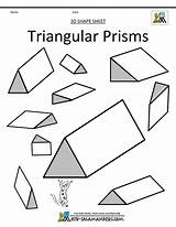 Prism Triangular Math Prisms Salamanders sketch template