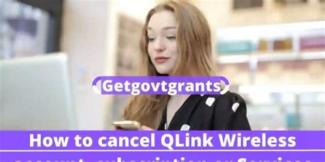 cancel qlink wireless account subscription  services