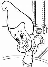 Jimmy Neutron Coloring Pages Cartoon Character Color Genius Boy Cartoonbucket Adventures Part Kids Printable Cartoons Sheets Handcraftguide русский Coloriage Book sketch template