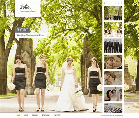photography psd themes templates