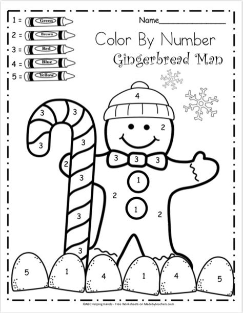 christmas printables  kindergarten