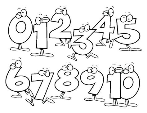 numbers coloring pages     coloring pages