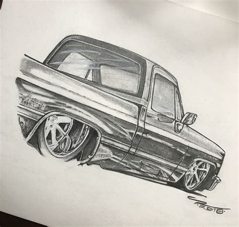 draw  slammed truck