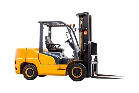 forklift truck isolated   transparent background  png