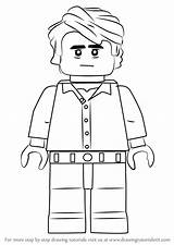 Bruce Banner Lego Draw Drawing Step Drawingtutorials101 Tutorials sketch template