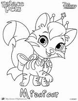 Palace Pets Coloring Pages Disney Midnight Pet Princess Printable Color Skgaleana Colouring Wildcat Printables Cat Wildcats Kentucky Sheets Cinderella Animal sketch template