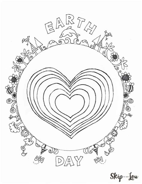 earth day coloring pages skip   lou