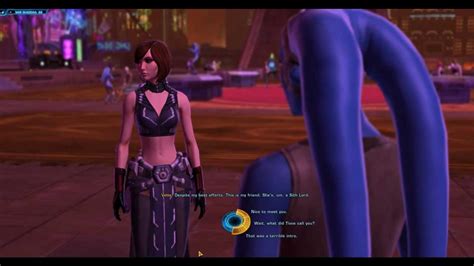 Swtor Vette Memory Torn With Female Sith Warrior Youtube