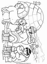 Igloo Eschimesi Inuit Disegno Esquimal Eskimo Malvorlage Husky Misti Pôle Banquise Ausmalen sketch template