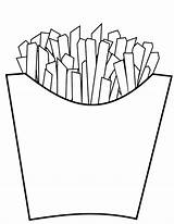 Coloring Food Junk Pages French Fries Colouring Printable Clipart Drawing Color Revolution Sheets Getcolorings Getdrawings Kids Library Colorings Popular Colornimbus sketch template