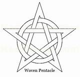 Pentacle Tattoo Draw Drawing Pentagram Wiccan Cool Coloring Pages Tattoos Celtic Drawings Witch Star Template Add Google Pagan Epic Woven sketch template