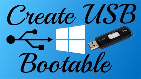 Create Usb Bootable Without Any Software Any Windows Youtube
