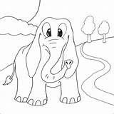Elephant Pages Coloring Baby Colouring Animals Print Adventure Cute Zoo India But sketch template