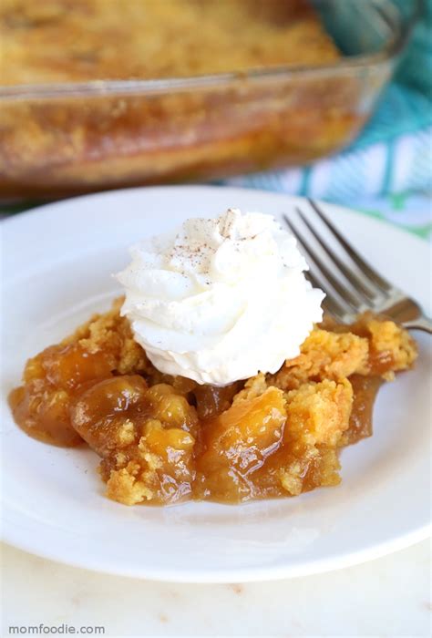 caramel apple dump cake   ingredients mom foodie