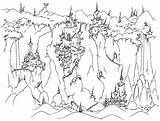 Cliff Castle Cliffs Coloringpagebook Designlooter Filminspector Monkeys sketch template