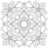 Bandana Quilting Quilts Sketches Block sketch template