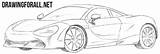 Mclaren 720s Draw Drawing Drawingforall Ayvazyan Stepan Tutorials Cars Posted sketch template