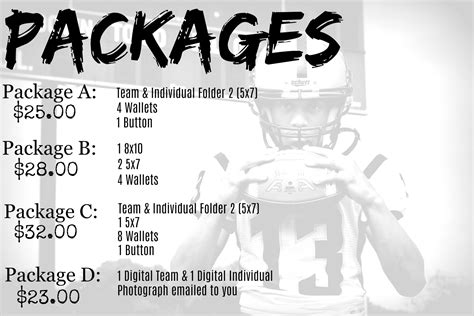 michael  wells photography sports packages