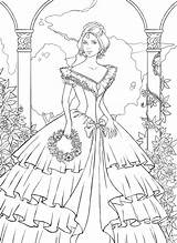Ausmalen Bilder Ausdrucken Prinzessinnen Prinzessin Erwachsene Ausmalbild Selbst sketch template