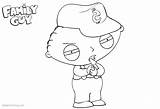 Coloring Pages Guy Family Stewie Eating Something Printable Kids sketch template