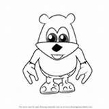 Kazooie Banjo Moggy Draw Step Drawing Games Drawingtutorials101 Tutorials Tutorial sketch template
