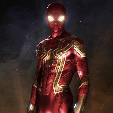 photoshopped  real iron spider suit colors marvelstudios
