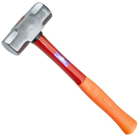 fiberglass sledge hammer heavy duty forged steel rubber grip