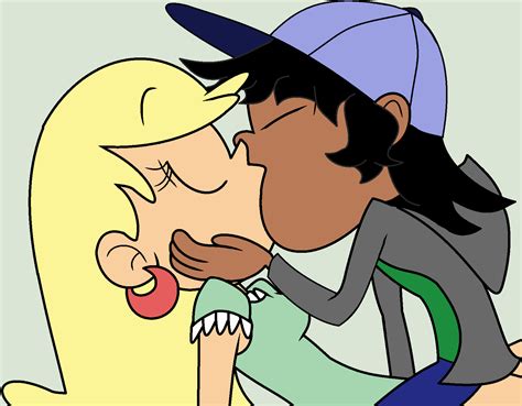 Image Ray And Leni Kissing Png The Loud House