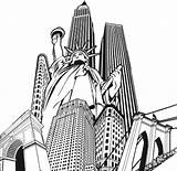 Coloring Trade Pages Center Twin Towers Books Result sketch template