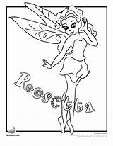 Rosetta Fairies Tinkerbell Fraldas Riscos sketch template