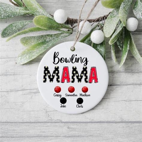 Bowling Mama Ornament Bowler Decor Bowling T For Bowlers Bowling