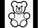 Bear Teddy Drawing Easy Coloring Line Simple Clipart Tattoo Cliparts Sad Book Kids Icon Drawings Printable Library Clip Pages Toy sketch template