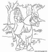 Coloring Beast Pages Beauty Horse Princess Riding Belle Disney Her Printable Kids Colouring Color Horseback Bell Philippe Prints Castle Sheets sketch template