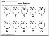 Counting Worksheets Apple Seeds Theme Number Numbers Preschool Activities Math Adding Writing Jdaniel4smom Order Preschoolers sketch template
