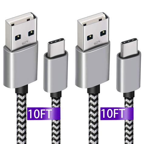 usb  charger cable ft  pack samsung galaxy   charging cable