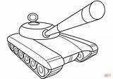 Tank Coloring Pages Military Getcolorings Army Color sketch template