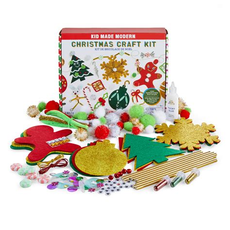 kid  modern christmas craft kit holiday arts  crafts kit