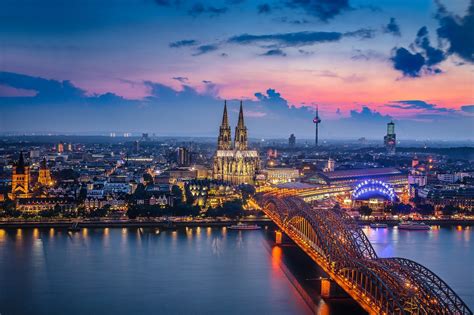 germany cologne bridge building city hd world  wallpapers images backgrounds