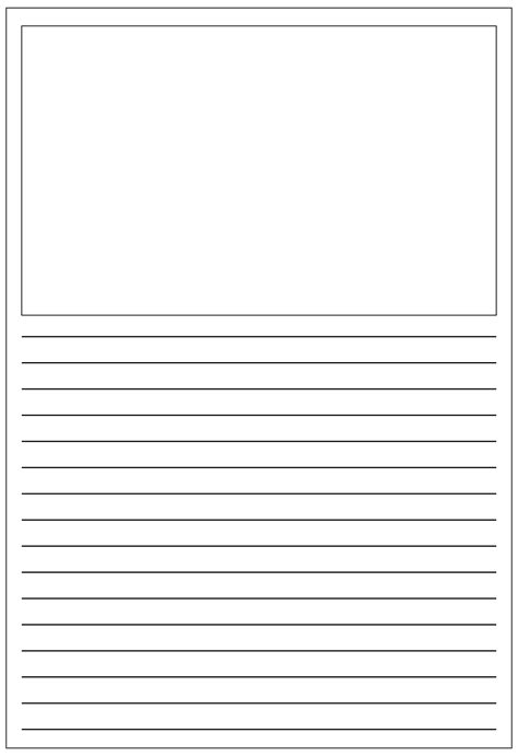 blank writing pages    printables printablee