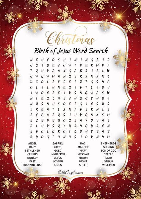 christian christmas word search letter words unleashed exploring