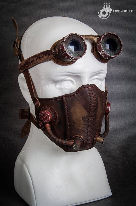 Post Apocalyptic Mask Biker Mask Fallout Mask Light Gas Etsy