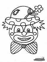 Clown Coloring Pages Colouring Scary Happy Clowns Faces Cliparts Cartoon Drawing Clipart Kids Adults Printable Getdrawings Impressive Frog Outline Color sketch template