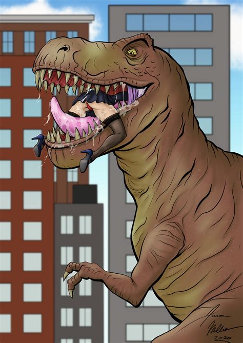 t rex in the big city by wildpegasus13 hentai foundry