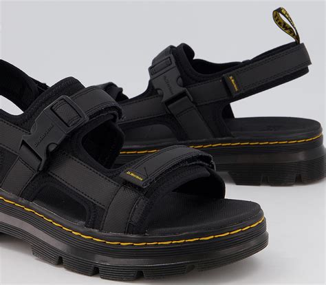 dr martens forster sandals black sandalen