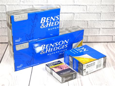 benson hedges blue superkings  packs   cigarettes