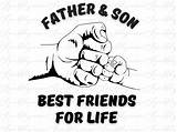 Fist Bump Fathers Daddy sketch template