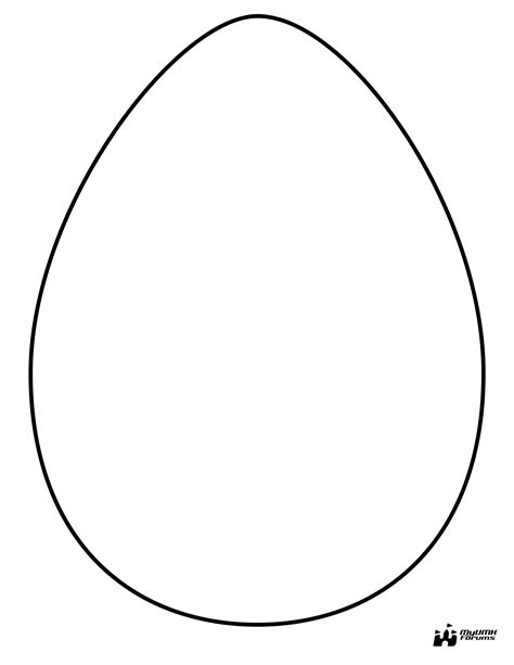 cool egg template clipart